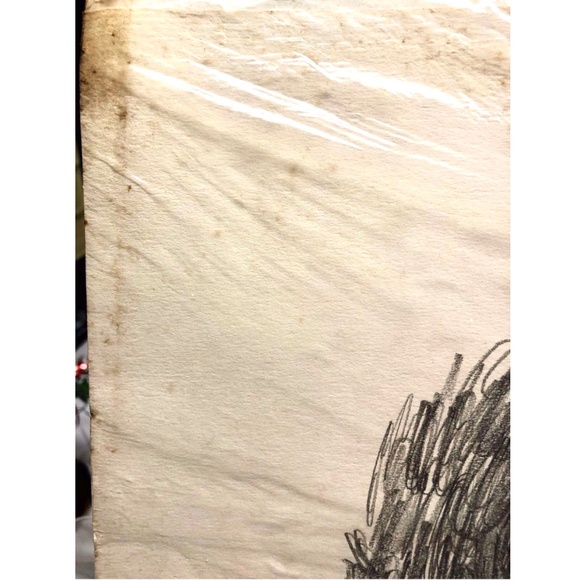 VTG 1972 Art Class Pencil Drawing Portrait~Johnny Mathis~Signed W.Kenney 17"x14" - Picture 4 of 7